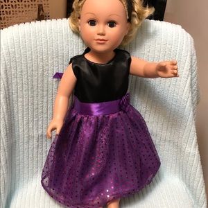 Dressy dress for 18” doll